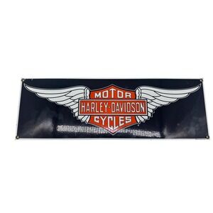Harley Davidson Motor Cycles Metal Sign Vintage Garage Decor Wall Art